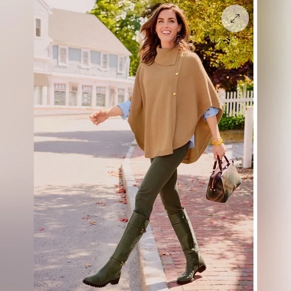 Women's Talbots Tish Tall Quilted Leather Lug Boots, Size 6.5 M - Picture 3 of 17